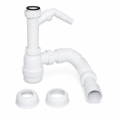 Flaschensiphon DN40 / DN50 mit Universal-Flexschlauch